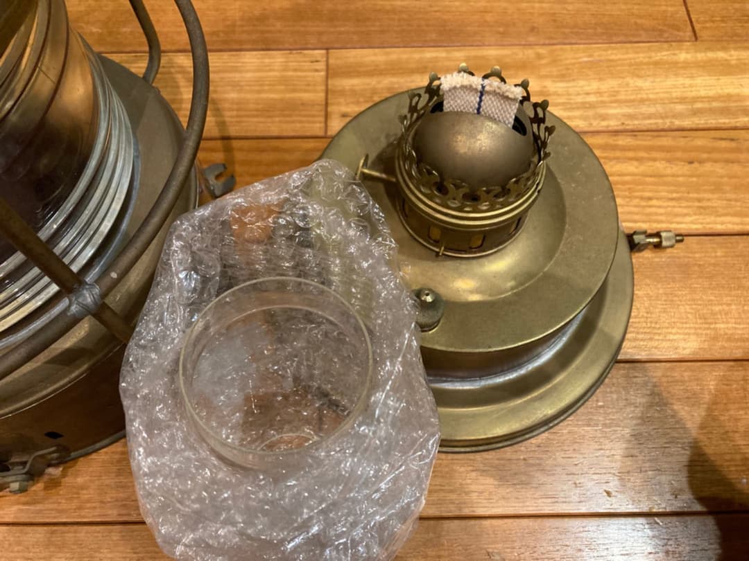 未使用　船舶用ランタン、船舶ランプ、日船式第３号、オイルランタン、ランタン