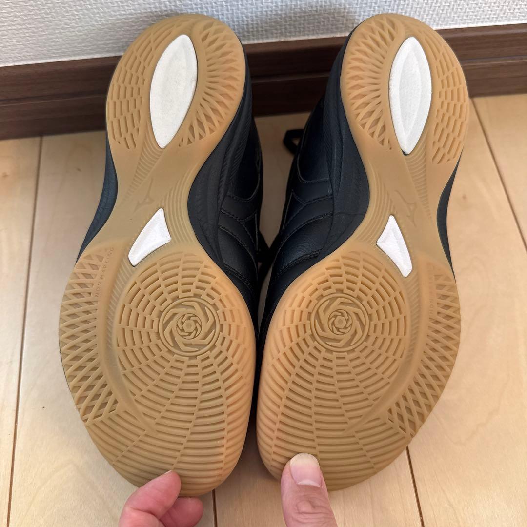 【美品】モレリア SALA JAPAN IN ブラック×ブラック 23cm