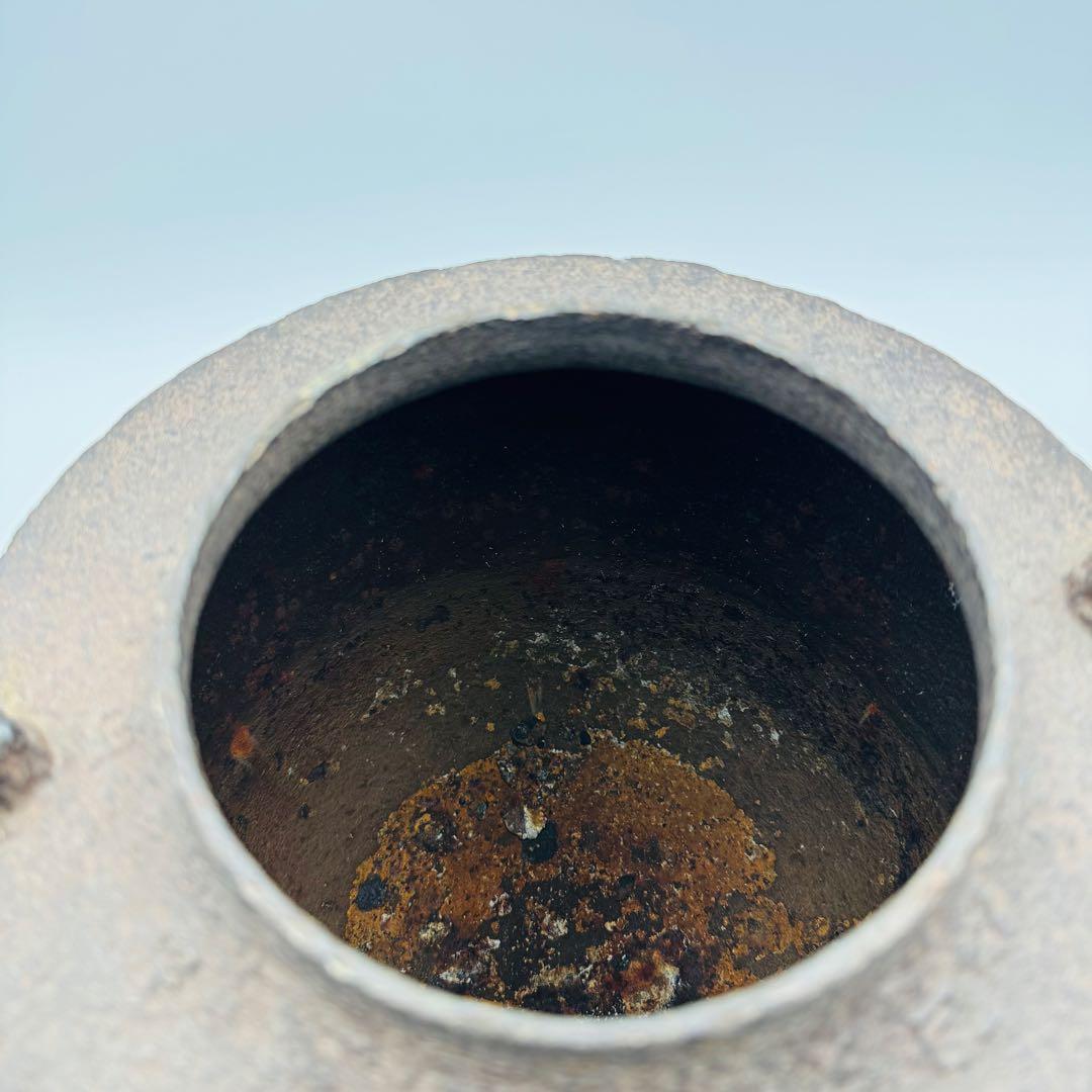 【初代宮崎寒雉　干支文字揉口筒釜　大西浄長極付箱】替蓋　極箱　茶道具