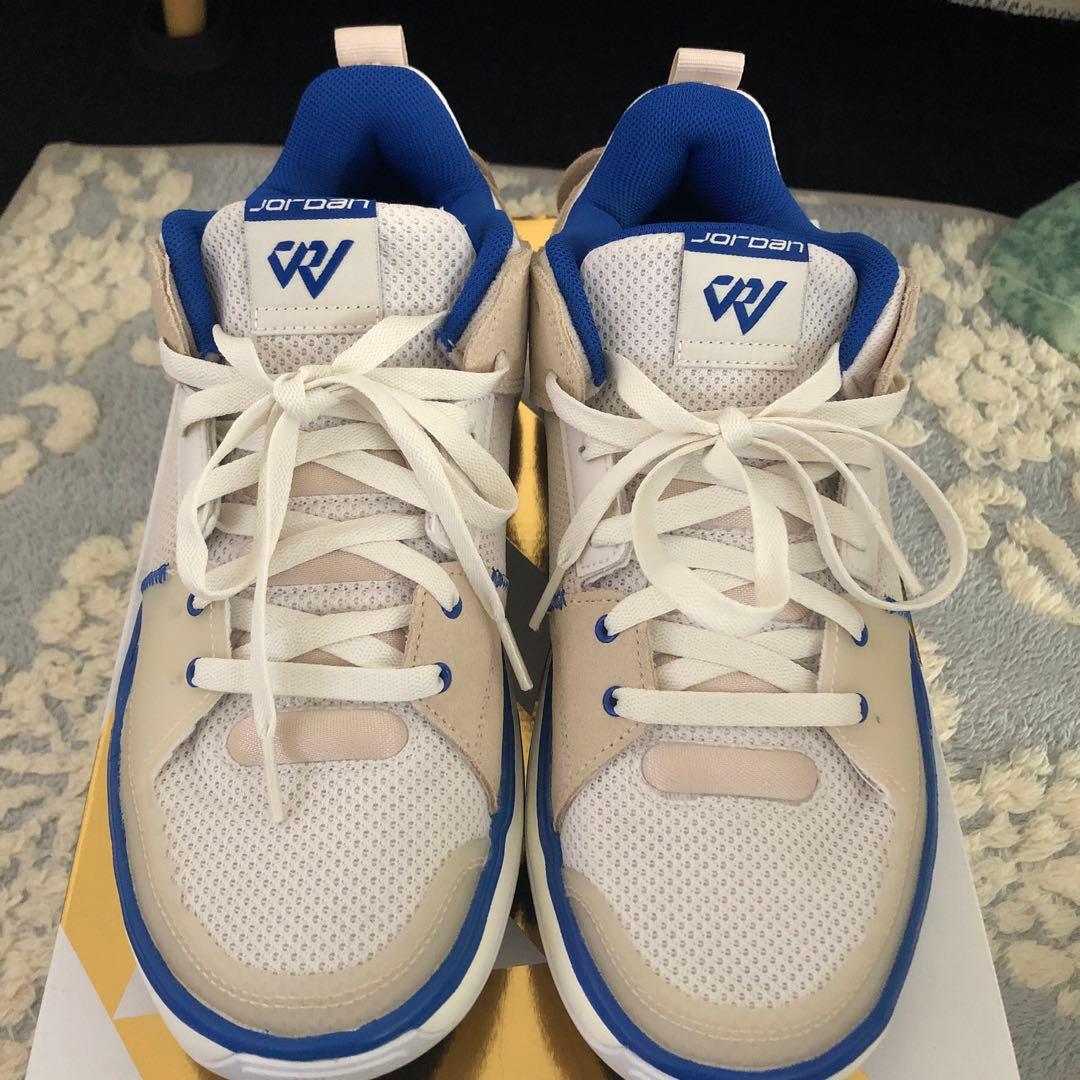 Jordan ローカット スニーカー ホワイト/ブルー