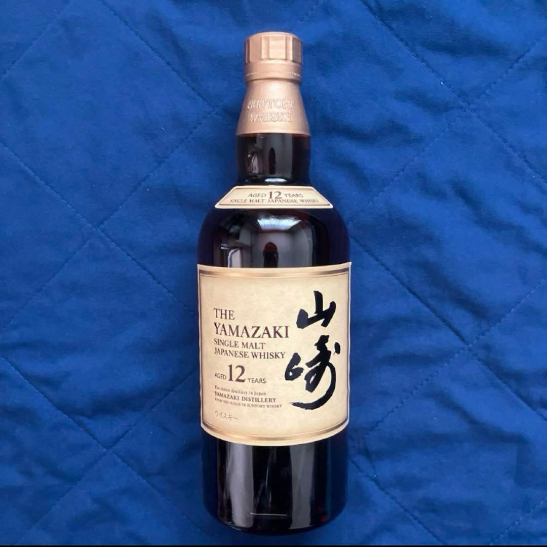 【ウィスキー】サントリー 山崎 12年 未開封ボトル