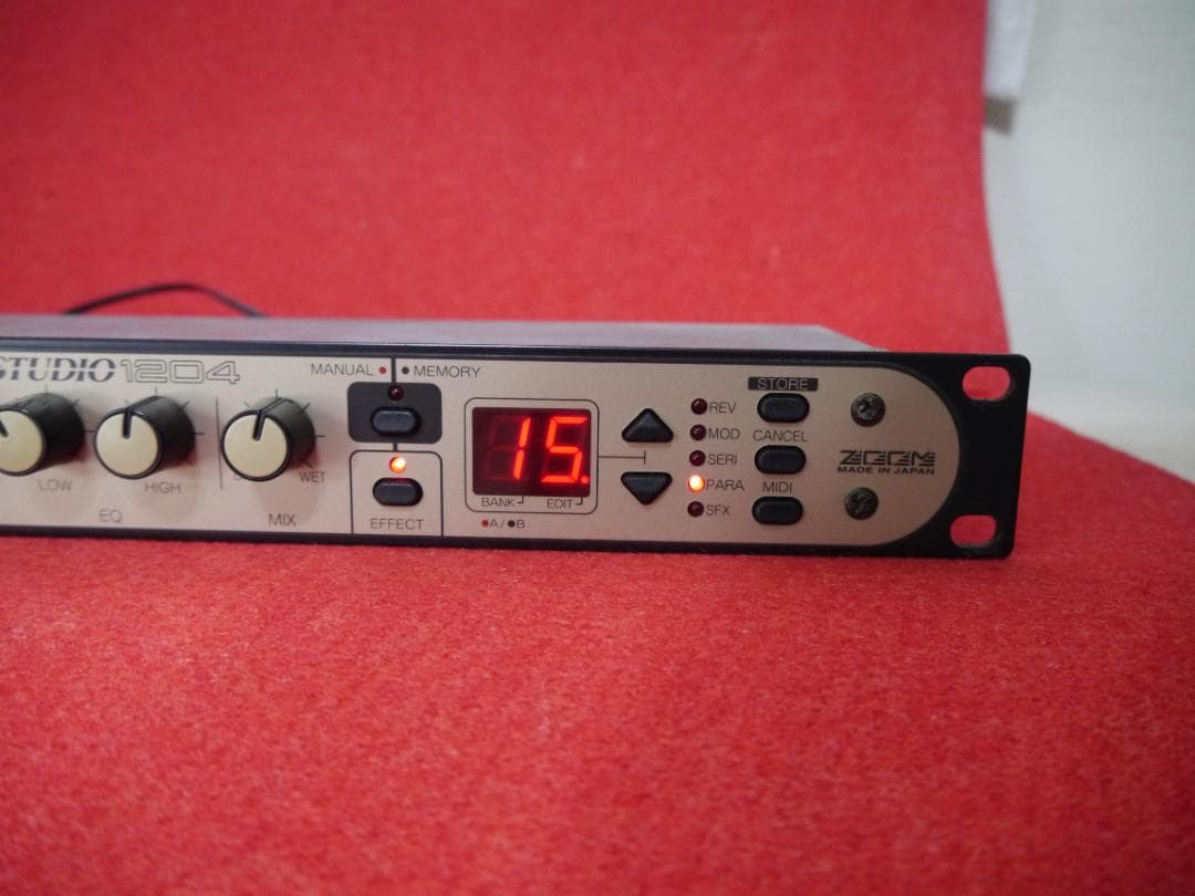 【中古】ZOOM STUDIO 1204＆純正電源アダプタ付