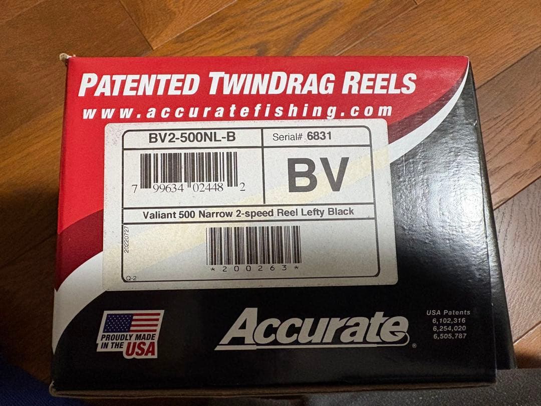 Accurate Valiant BV2-500NLアキュレート左巻き