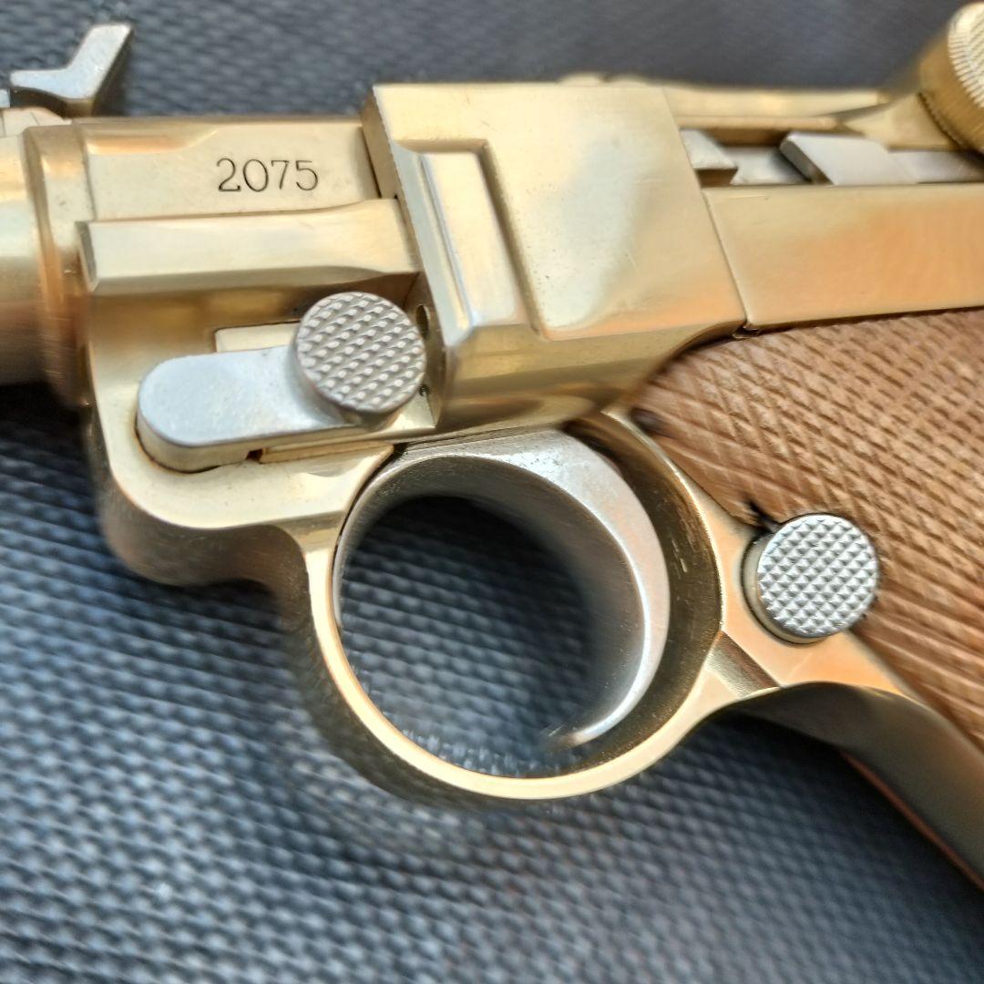 マルシン ルガーＰ08 8インチ 金属モデルガン 22KGP SMG