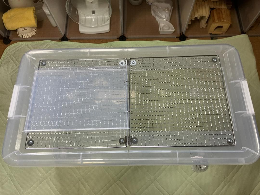 ②【超お得3個セット】広い大きい快適なハムスターケージ ゲージ【DIY】給水器付