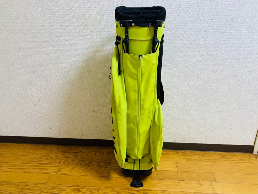 PEARLY GATES 蛍光イエロー ゴルフバッグ