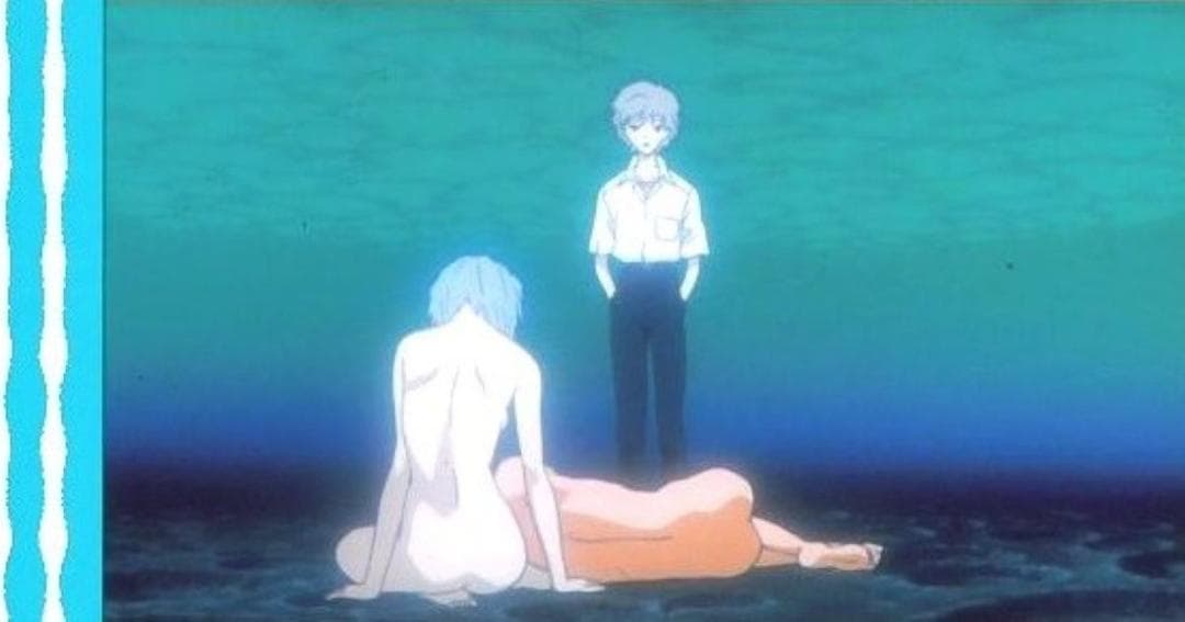 エヴァンゲリオン 35mmフィルム 連続５コマ 林原めぐみ 綾波レイ 渚カヲル