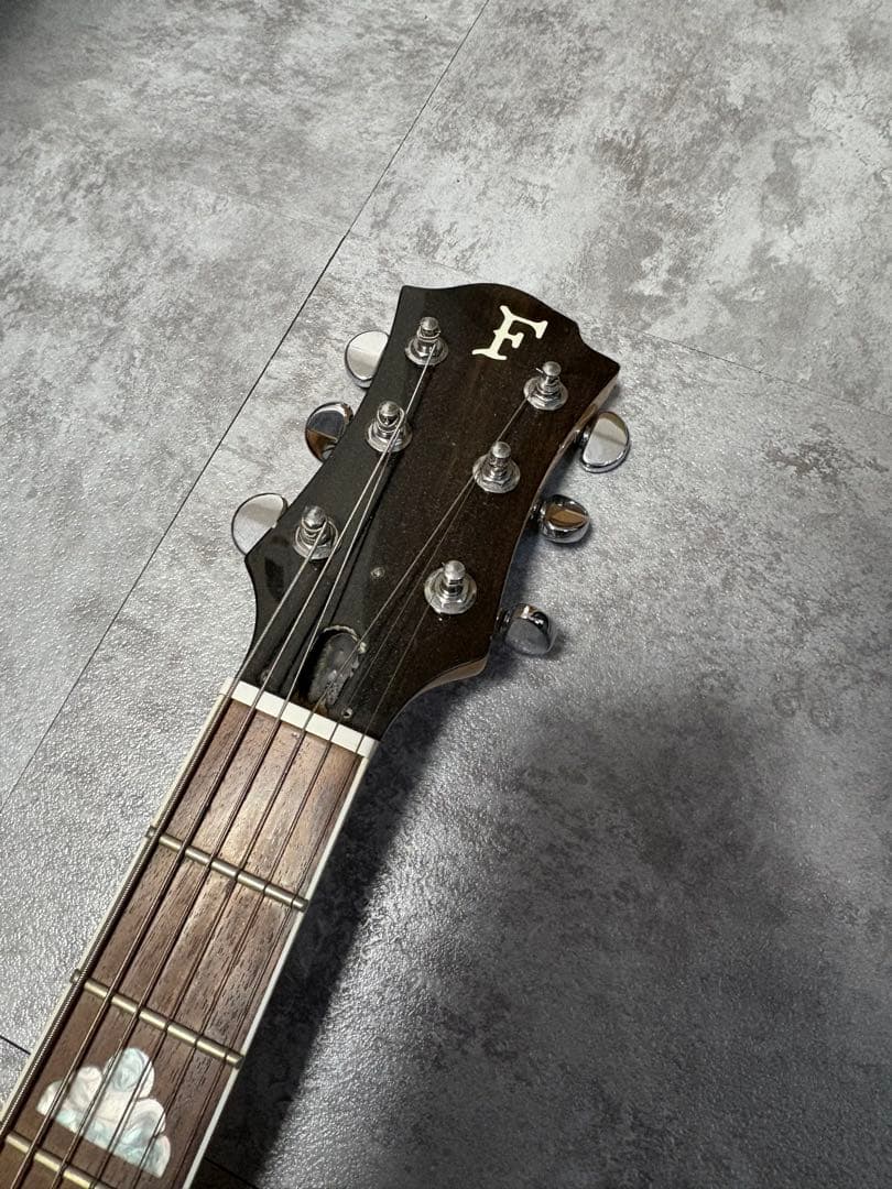 「クリア アクリル エレキギター hide系 変形ボディ ハムバッカー搭載