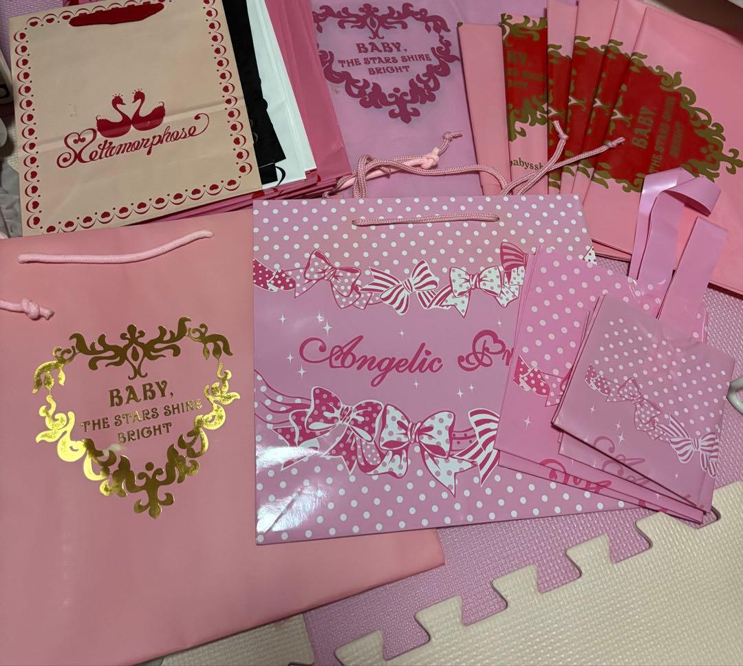 ショップ袋ショッパーまとめ売りベイビーアンジェリックプリティメタモルフォーゼ