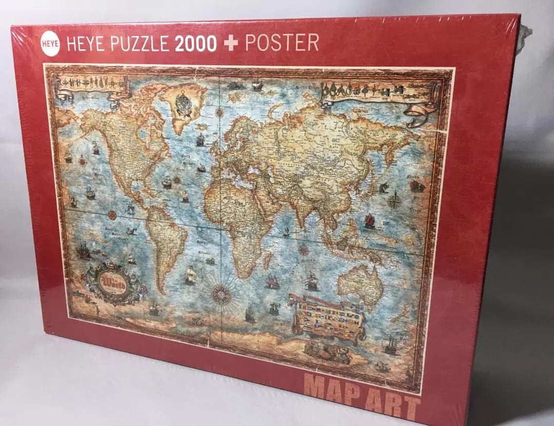 ジグソーパズル HEYE PAZZLE(2000piece) Map Art 29845
