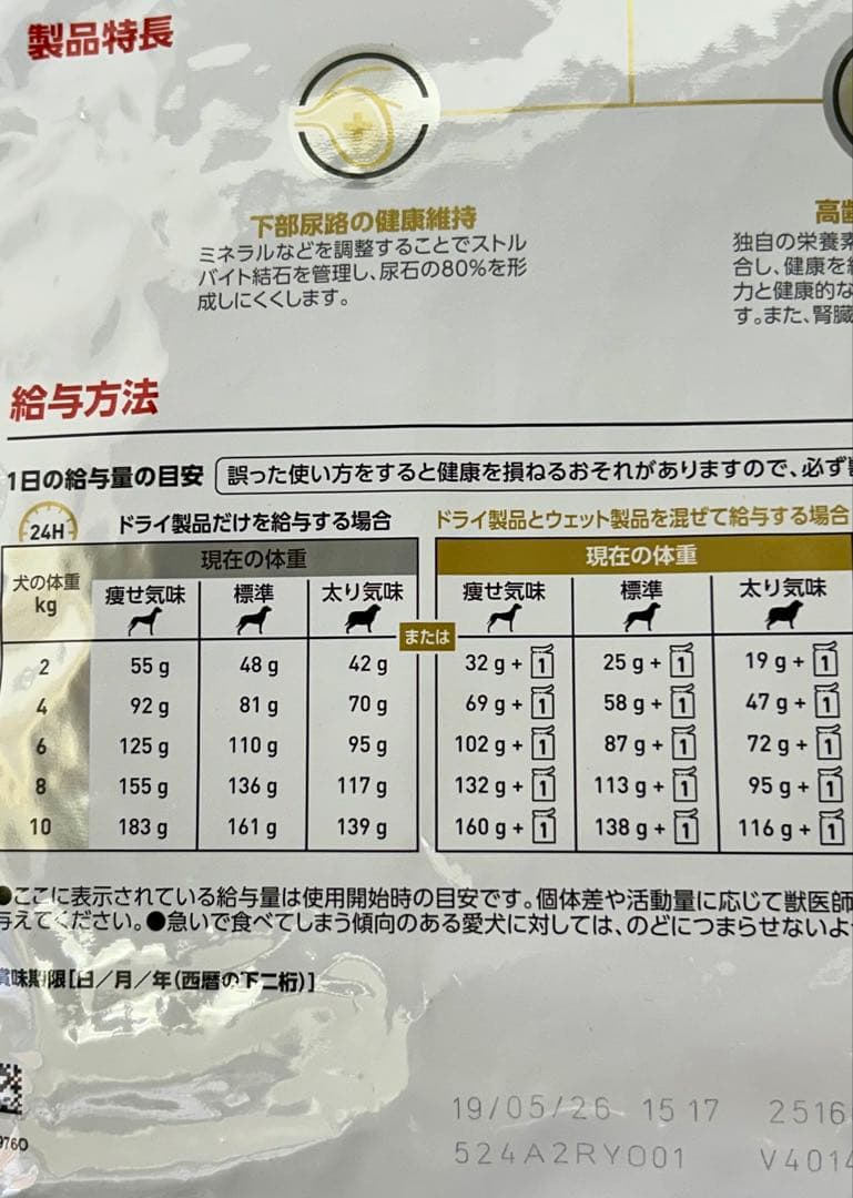 ぷりんさん専用ロイヤルカナン犬用 ユリナリーS/O エイジング7＋ 3kg 1袋