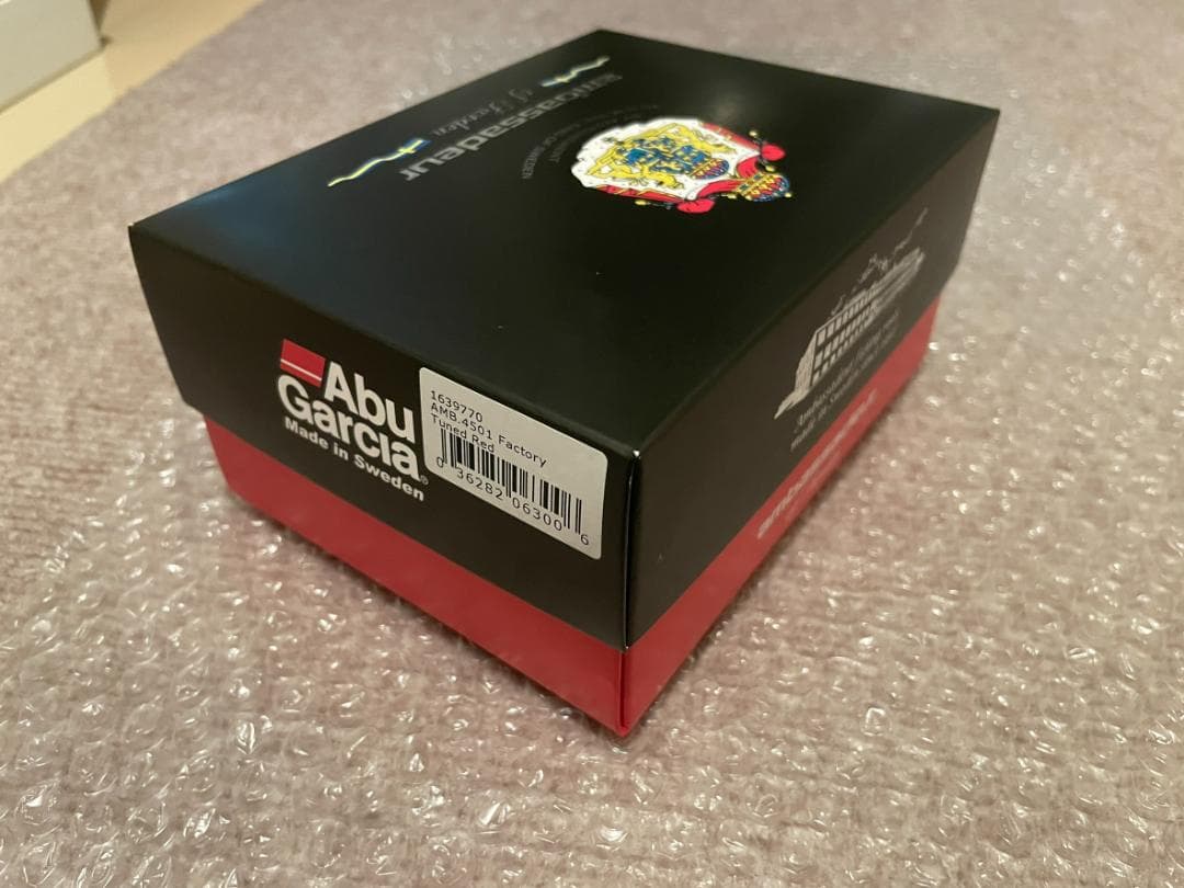 アブ アンバサダー 4501 ファクトリーチューンド 左 レッド 新品、未使用