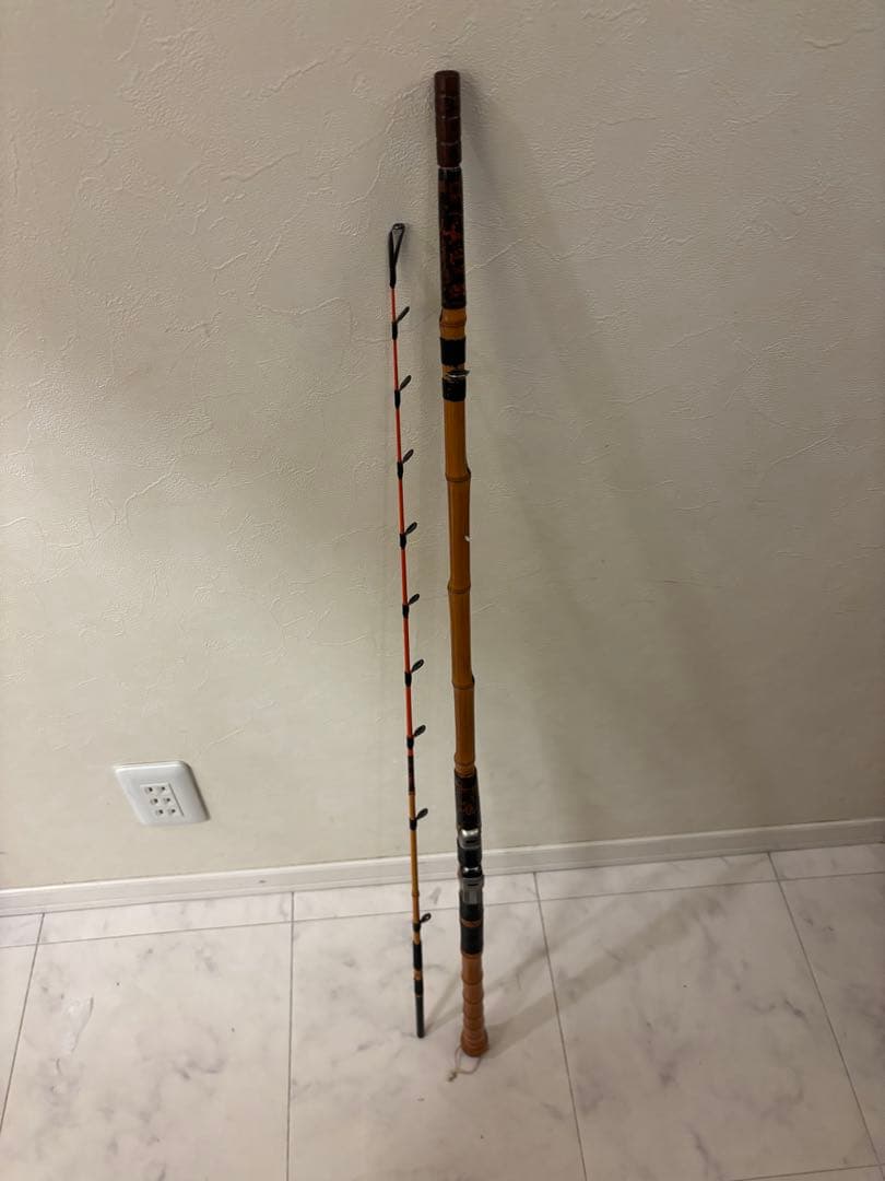 和竿 竹竿 甫作 釣竿