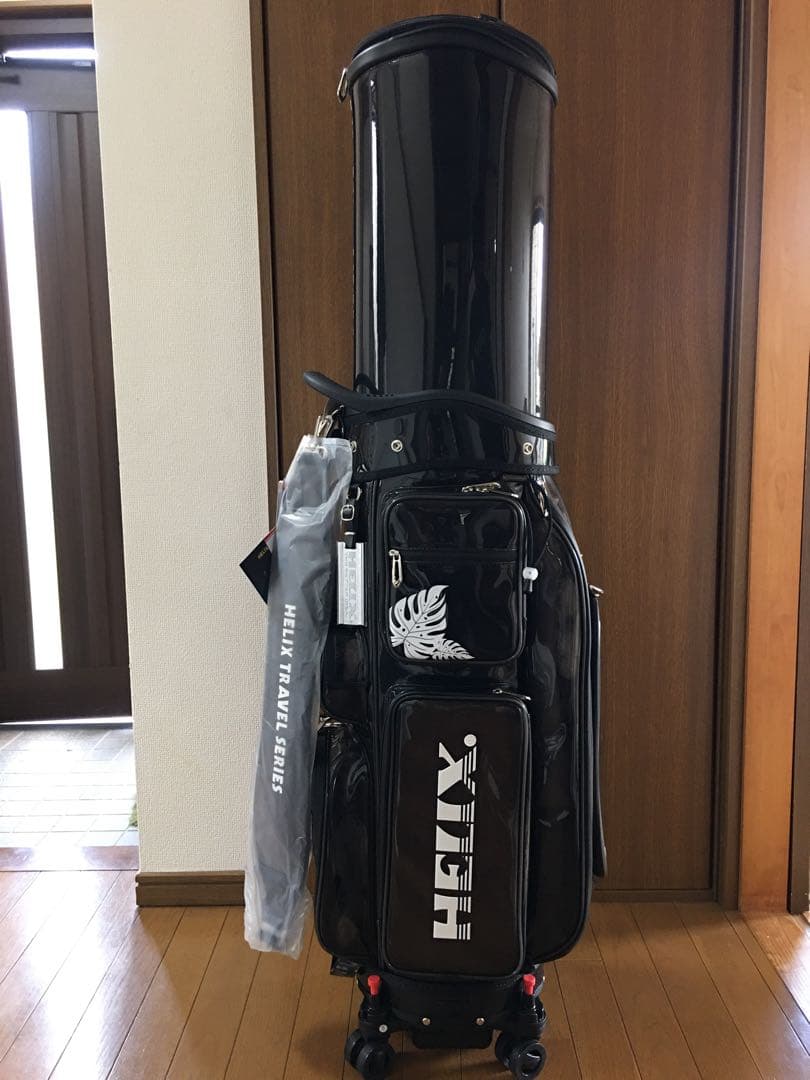 【新品•未使用】HELIX ゴルフバッグ TRAVEL SERIES 黒