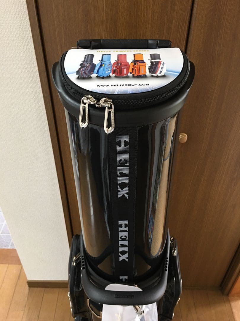 【新品•未使用】HELIX ゴルフバッグ TRAVEL SERIES 黒