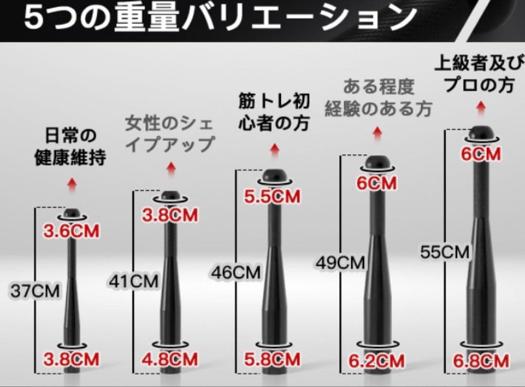 RITFIT クラブベル 10kg 分割出品 1/2