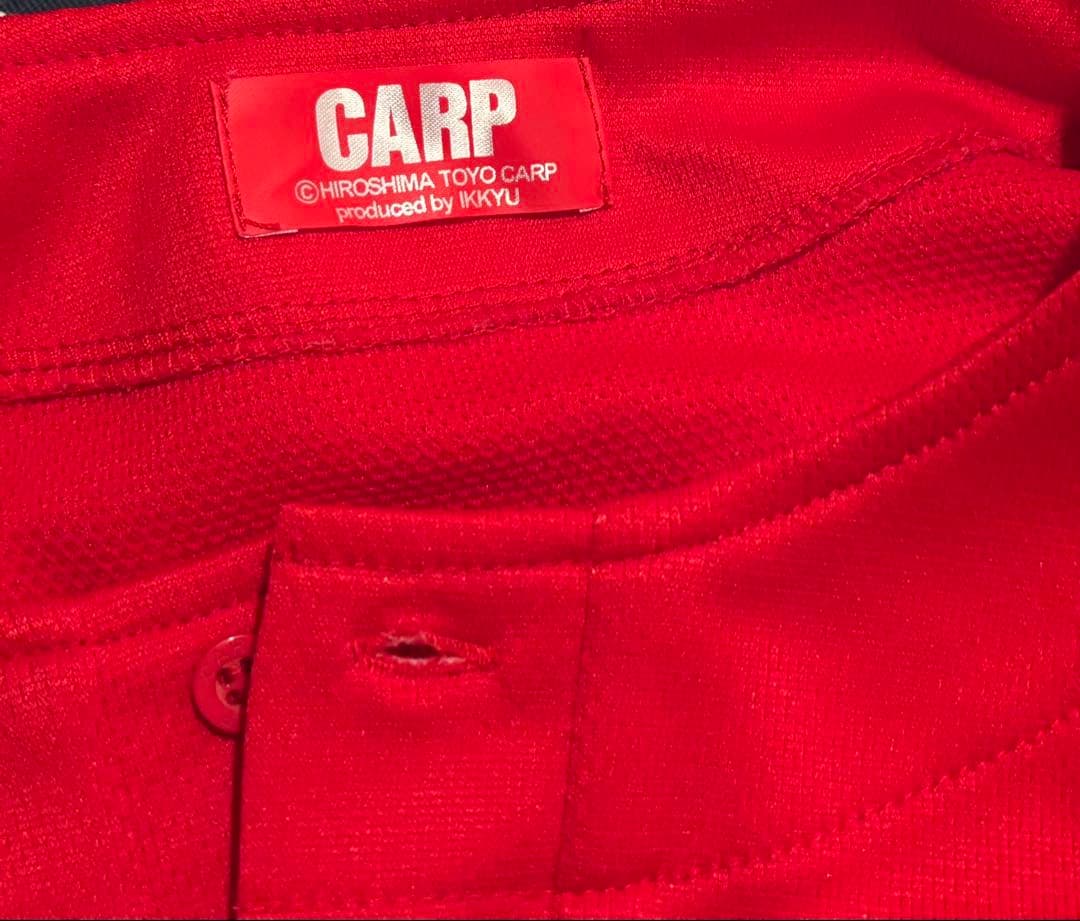 広島東洋カープ　前田智徳選手の練習用　ユニフォーム 赤白ウェアフリーサイズ　希少