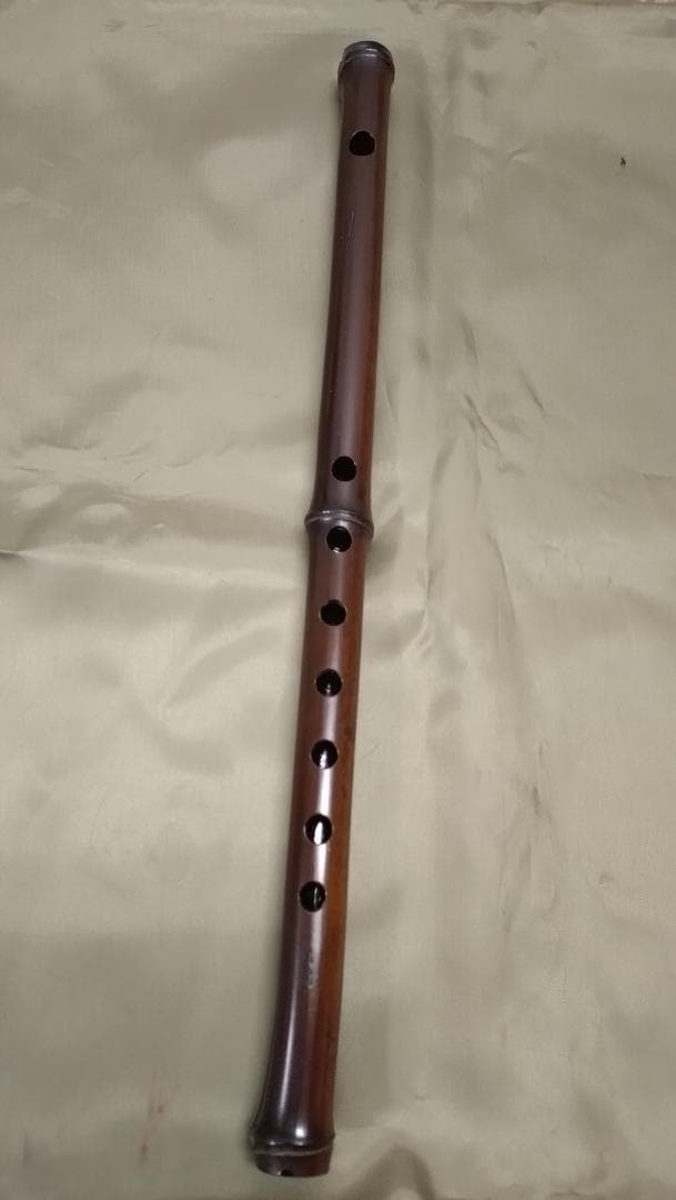 煤竹　真竹笛　古典調5本調子　篠笛　①