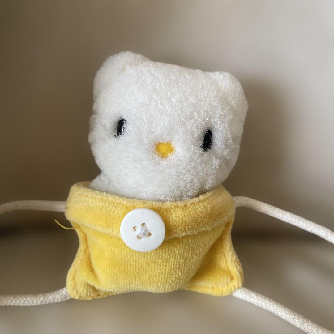 レア　 ハローキティ ぬいぐるみ イエローオーバーオール Babyおんぶキティ