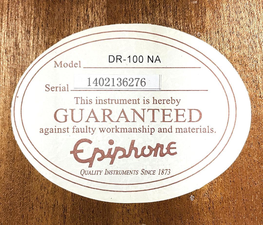 Epiphone DR-100 NA 初心者〜中級者向け良音コスパモデル【整備品