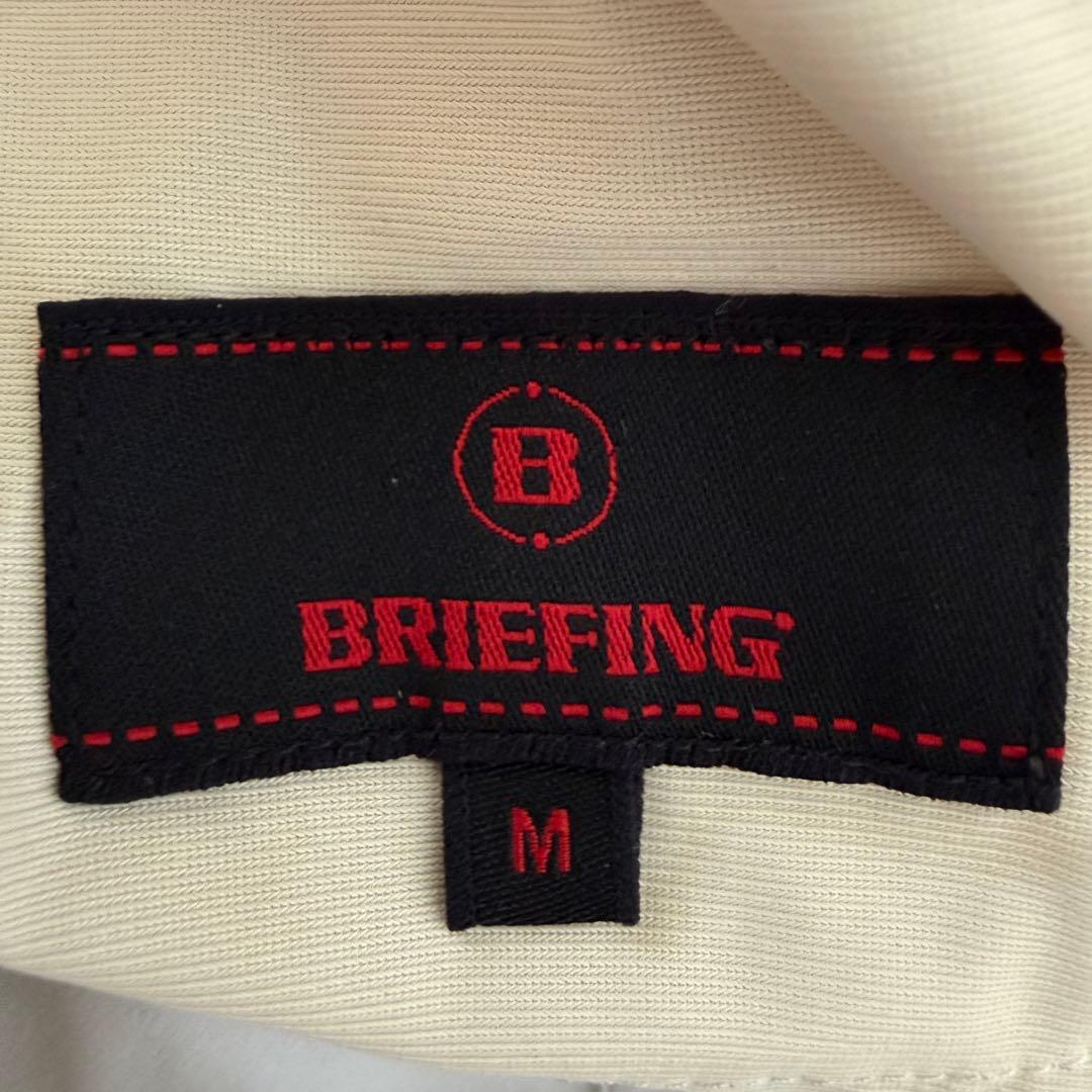 極美品　ブリーフィングゴルフ　パンツ　白　ロゴ入り　M〜L相当　ホワイト