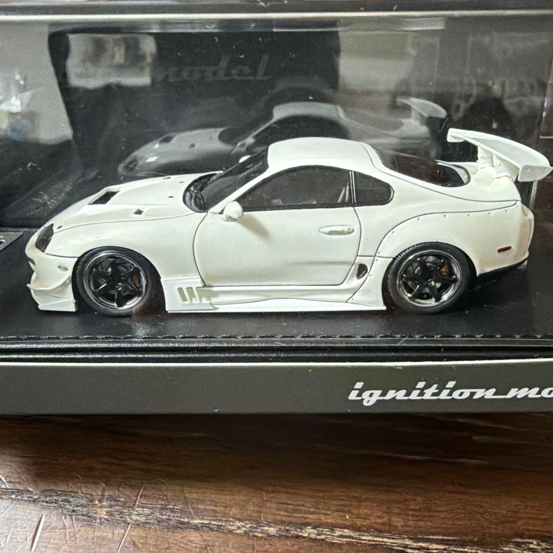ignition model Supra JZA80 ホワイト