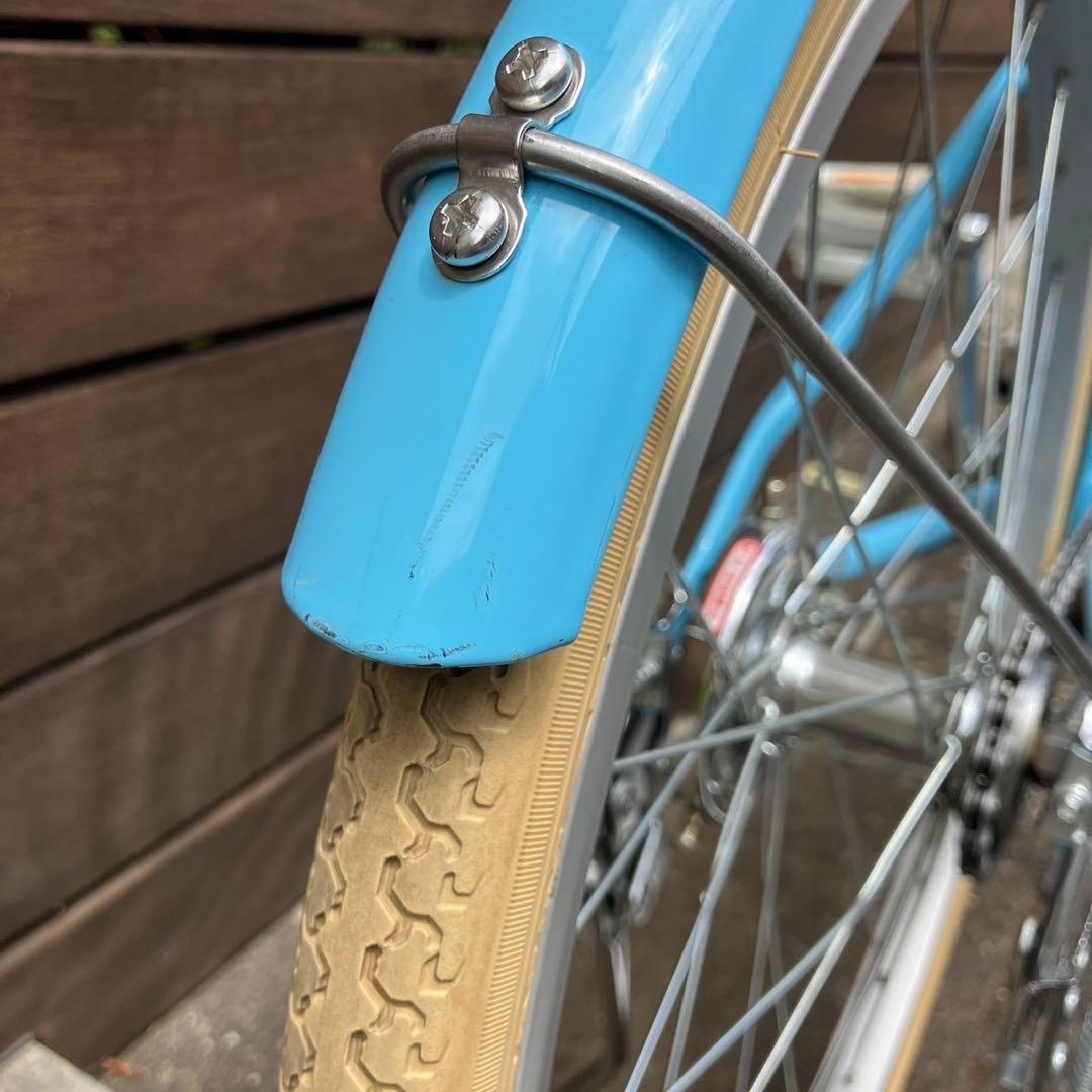 トーキョーバイク子供用自転車 水色 バスケット付き