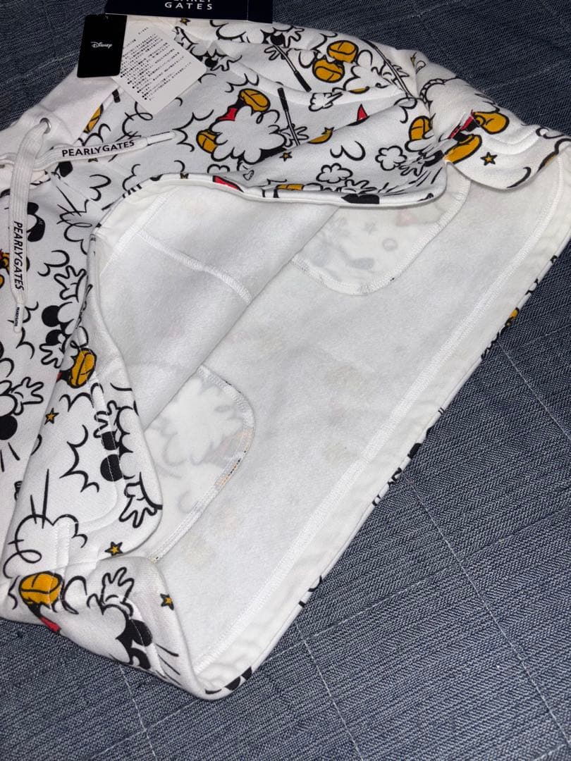 （新品）パーリーゲイツ、ミッキー特別コレクション、ストレッチスカート、サイズ0