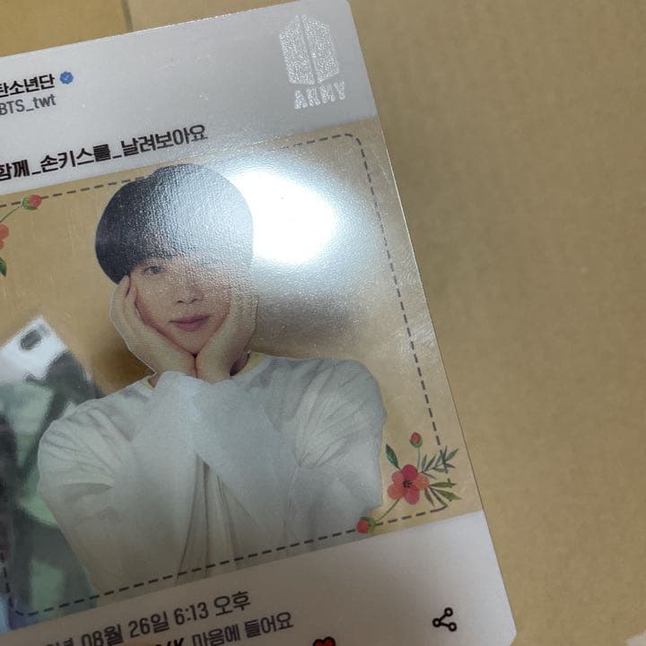 BTS ジン トレカ Armyブース