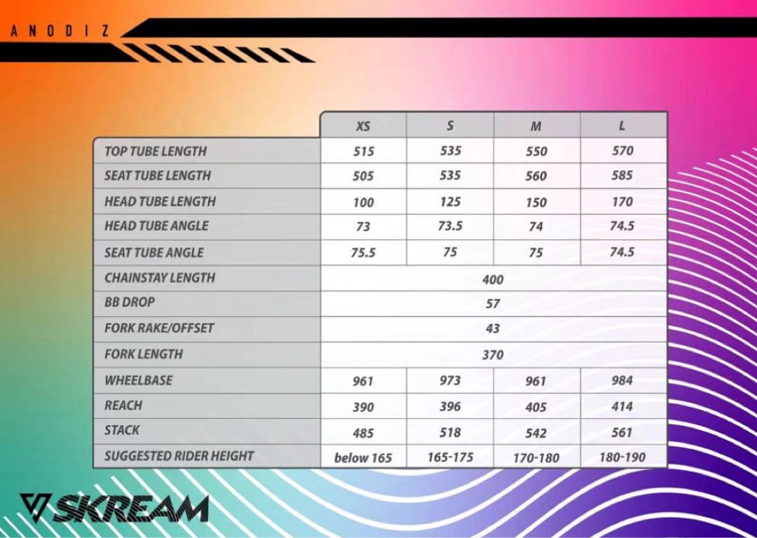 Skream ANODIZ ピストバイク フレーム ピンク フレームセット
