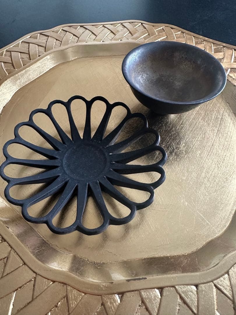 伊藤剛俊　小さな茶器(器と茶托のセット)