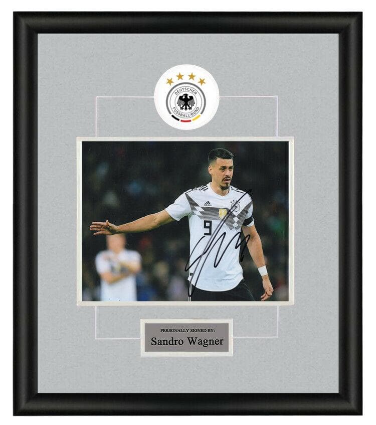 直筆サイン入り写真 ザンドロ・ヴァーグナー サッカードイツ代表 SA鑑定済