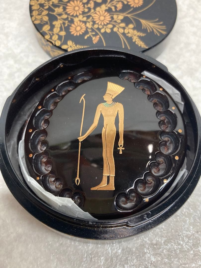 希少 大きめ 蒔絵師 松山武司作 本鼈甲 金蒔絵 ブローチ ペンダント 螺鈿