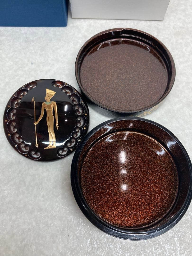 希少 大きめ 蒔絵師 松山武司作 本鼈甲 金蒔絵 ブローチ ペンダント 螺鈿