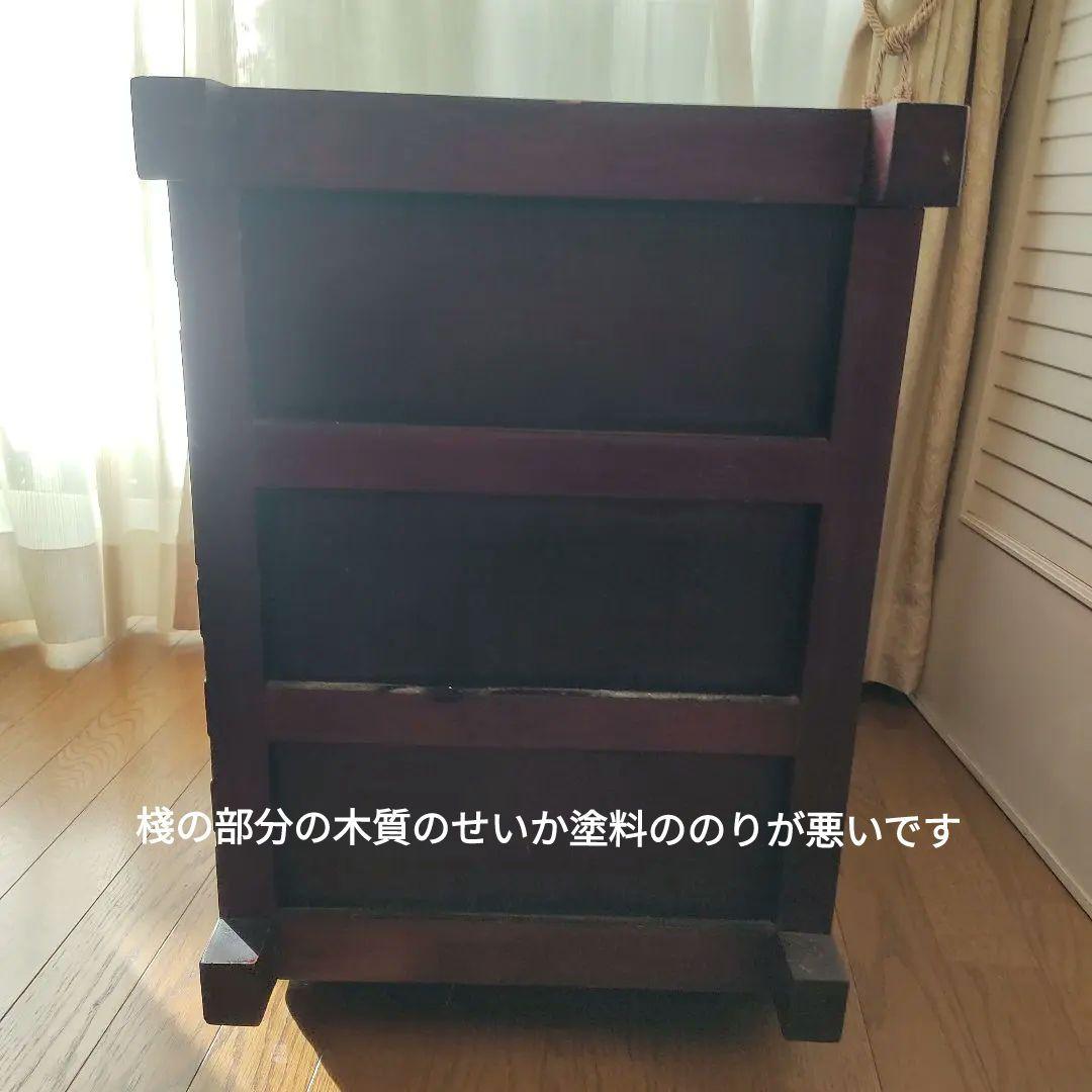 キャスター付き 箪笥 船箪笥 タンス　木製家具 収納家具 キャビネット