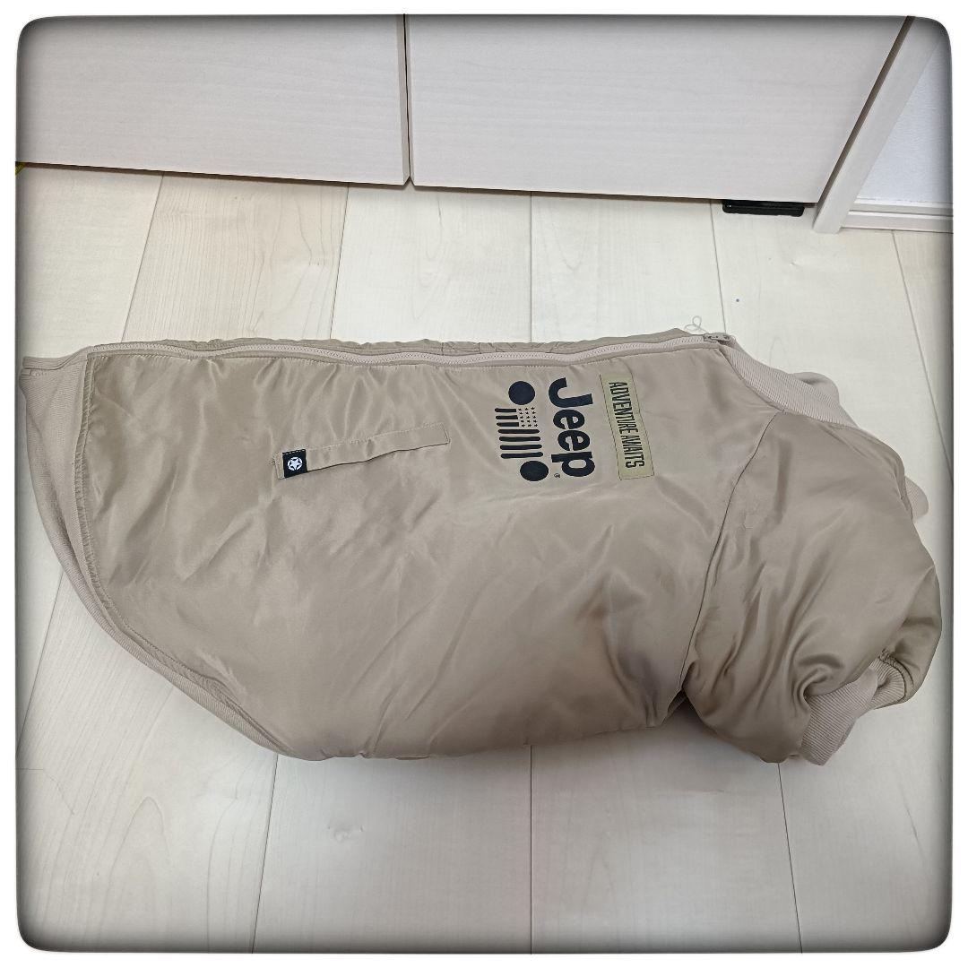 【美品】大型犬 ジャケット Jeep ほぼ未使用 犬用アウター 冬服