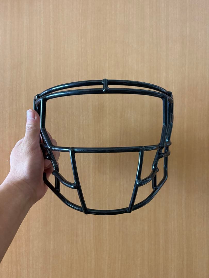 アメリカンフットボール ブラックフェイスマスク