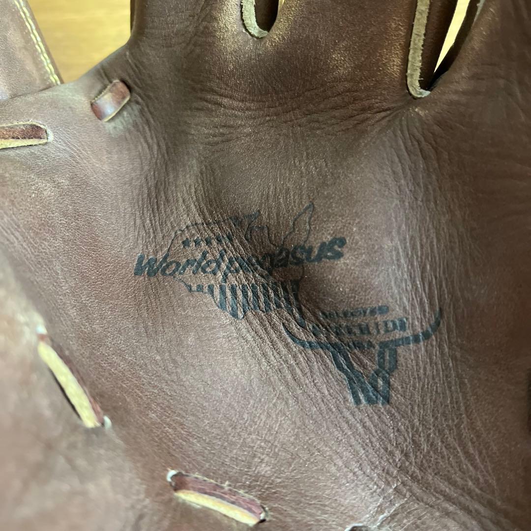 ワールドペガサス 一般硬式 グローブ グラブ 外野用 右投げ 美品
