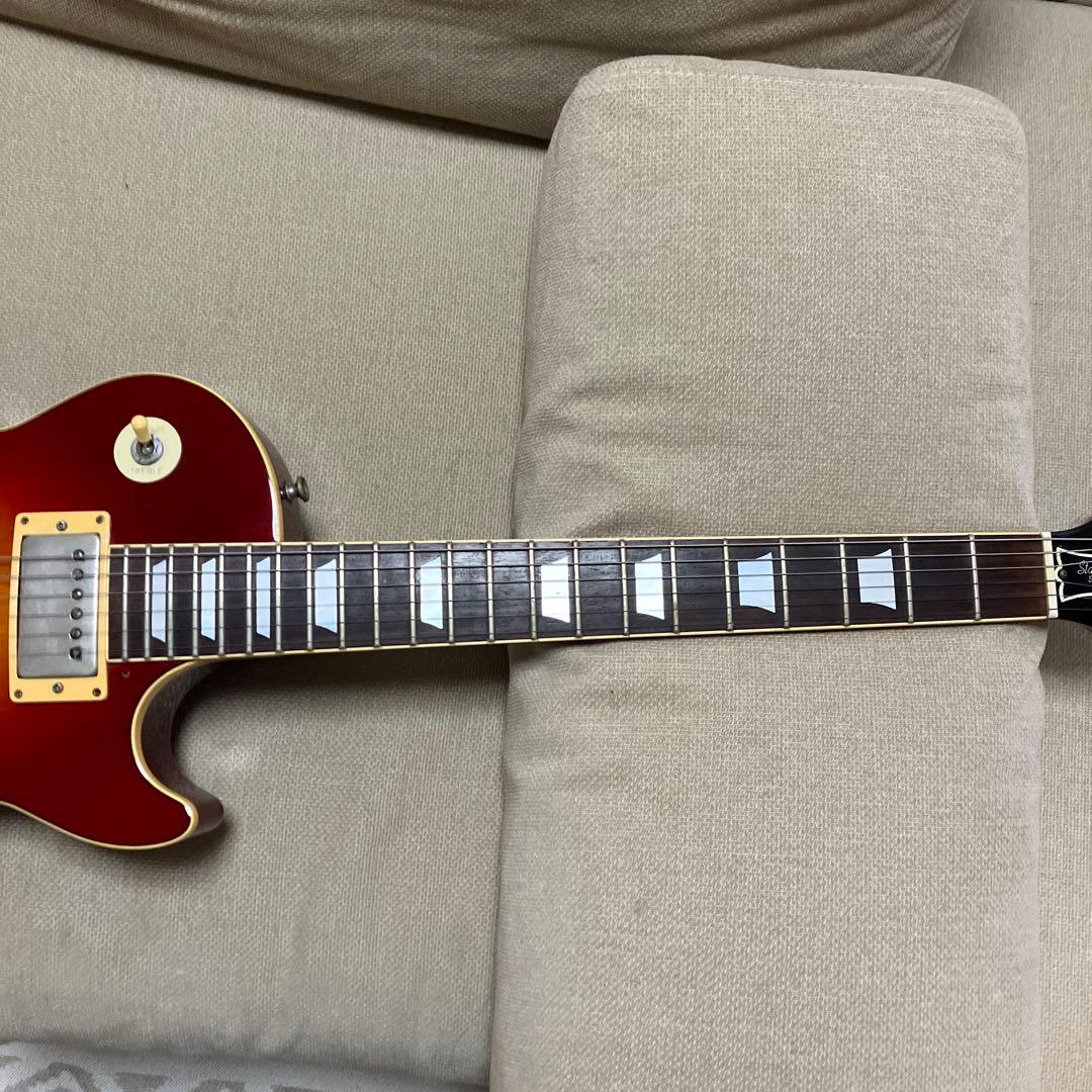 【直接引き取り限定】ヤマハSL450S レスポールタイプ ネックにトラ杢