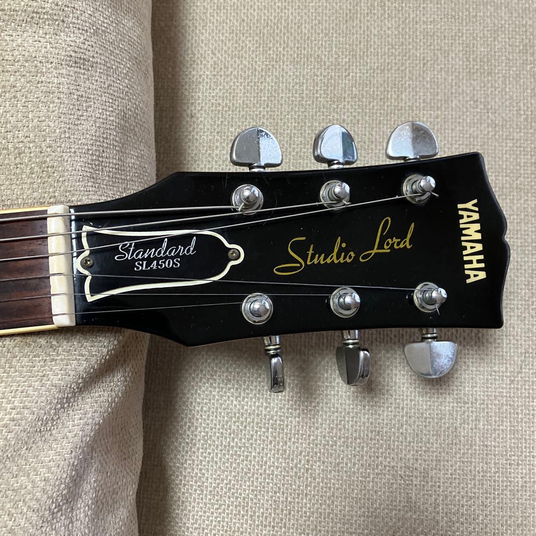 【直接引き取り限定】ヤマハSL450S レスポールタイプ ネックにトラ杢