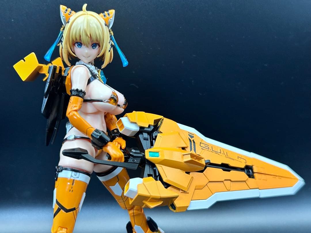 PLAMAX ソフィア F シャーリング 虎アーマーVer 塗装済み完成品