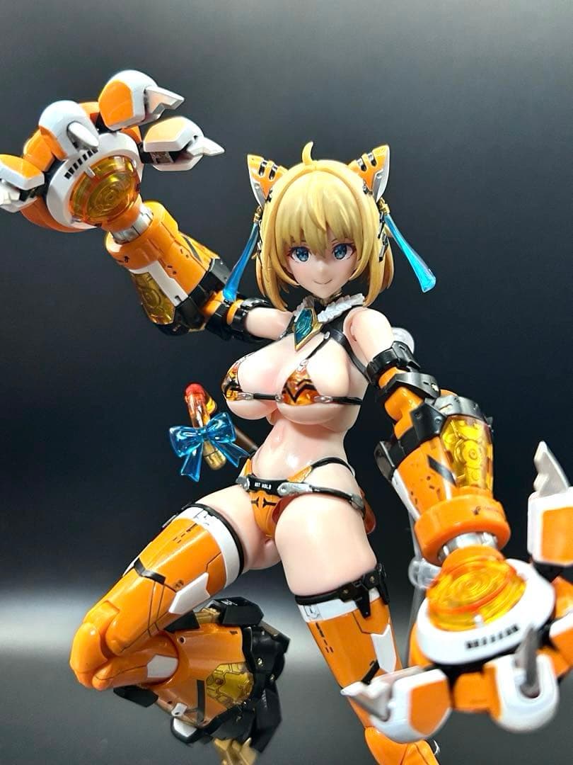 PLAMAX ソフィア F シャーリング 虎アーマーVer 塗装済み完成品