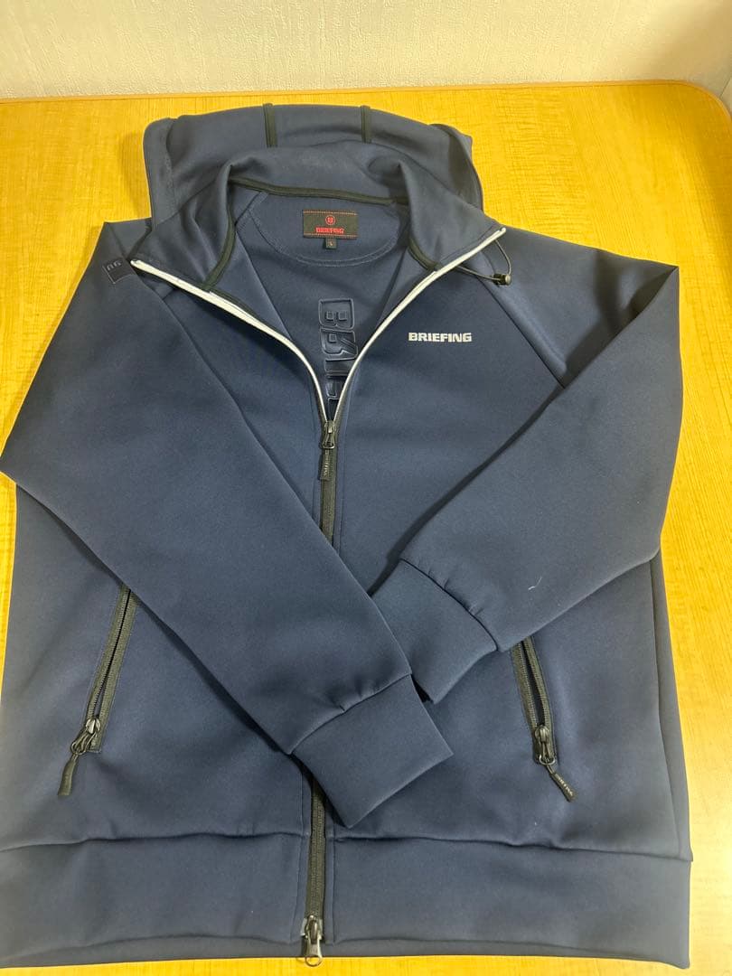 BRIEFING ネイビー フルジップ ジャケット L