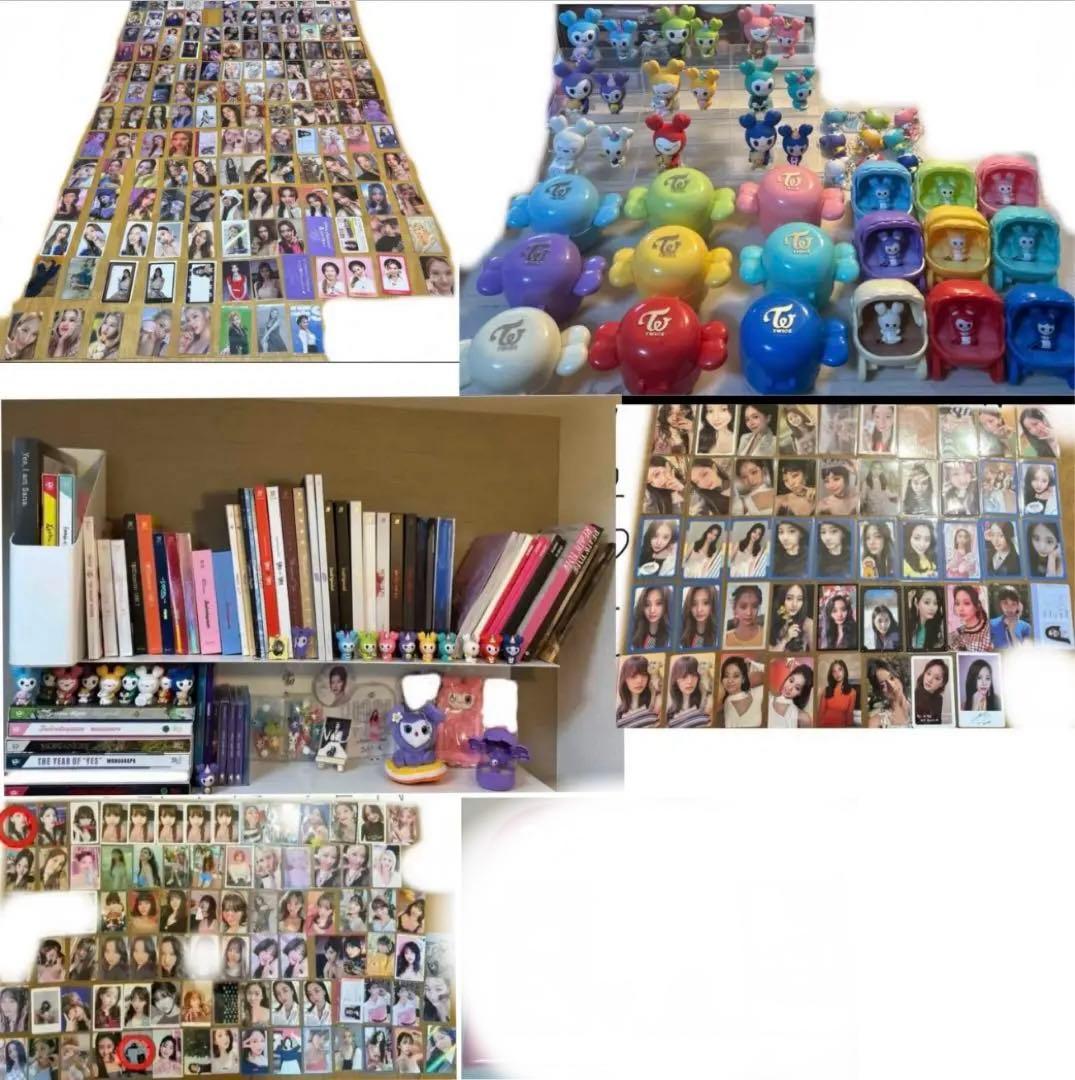 TWICE　まとめ売り　アルバム　アクスタ　ガチャ　缶バッチ　ペンライト　トレカ