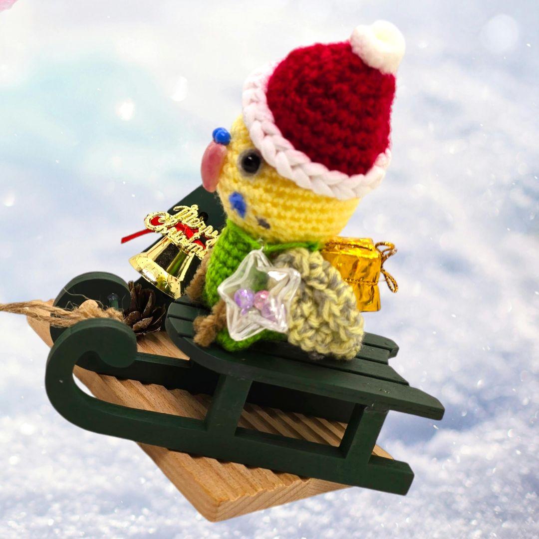 クリスマス限定鳥ちゃんサンタ