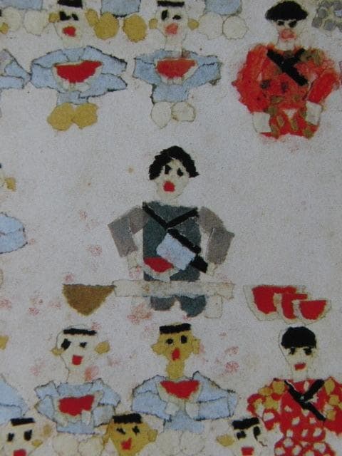 山下清、【おやつ】、希少な額装用画集より、新品高級額装付、状態良好