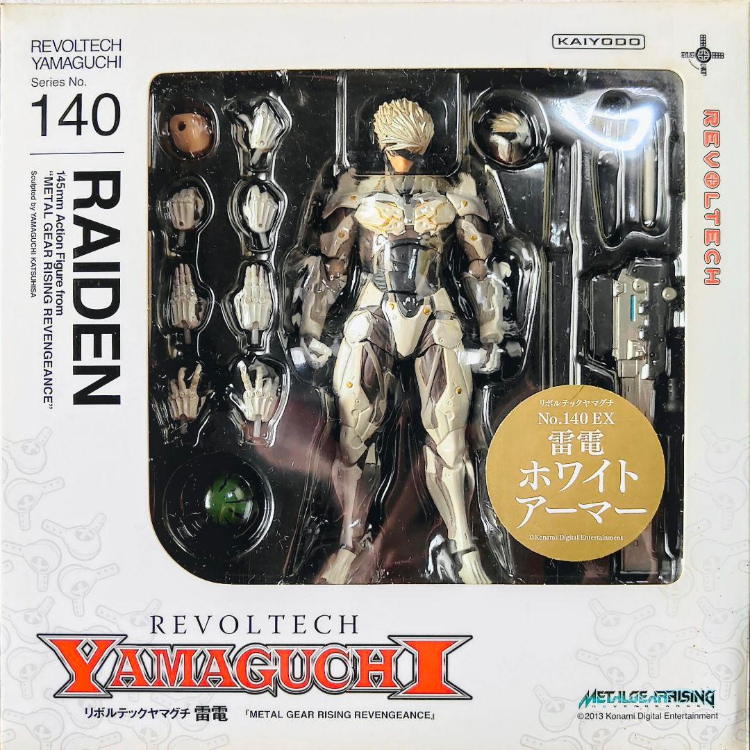 [開封済み中古]リボルテックヤマグチ No.140EX 雷電 ホワイトアーマー