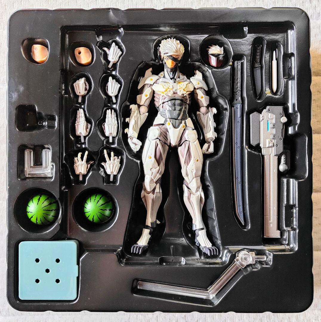 [開封済み中古]リボルテックヤマグチ No.140EX 雷電 ホワイトアーマー