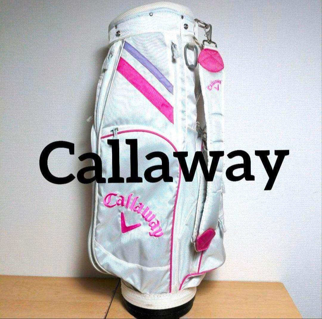 ca46 Callaway Golf bag 白×ピンク