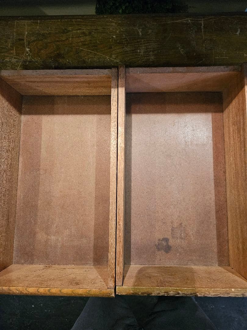 デスク　机　学習机　引き出し　テーブル　作業台　木製　昭和レトロ　アンティーク